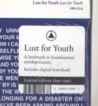 LP Lust For Youth: Lust For Youth LTD | CLR 70538