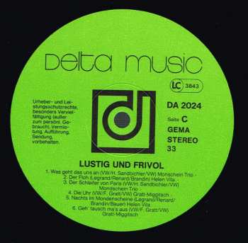 2LP Various: Lustig Und Frivol - Freche Lieder (Nur Für Erwachsene) (2xLP) 370928