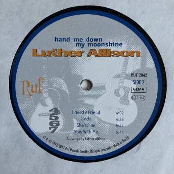 2LP Luther Allison: Hand Me Down My Moonshine 79316