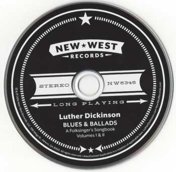 CD Luther Dickinson: Blues & Ballads - A Folksinger's Songbook: Volumes I & II 385084