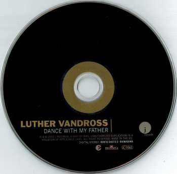 CD Luther Vandross: Dance With My Father 8596