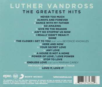 CD Luther Vandross: The Greatest Hits 179680