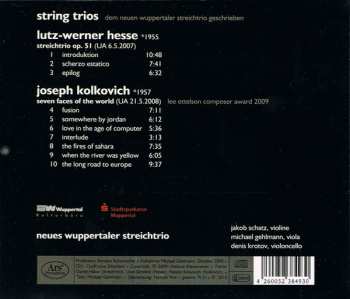CD Lutz-Werner Hesse: String Trios 468009