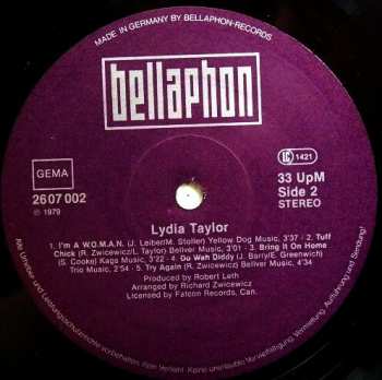 LP Lydia Taylor: Lydia Taylor 158207