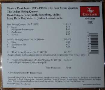 CD Vincent Persichetti: The Four String Quartets