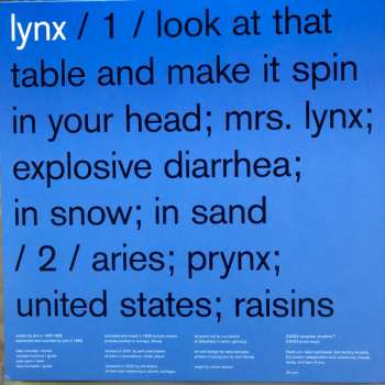 2LP Lynx: Lynx 450594