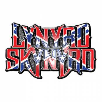 Merch Lynyrd Skynyrd: Placka Flag Logo Lynyrd Skynyrd