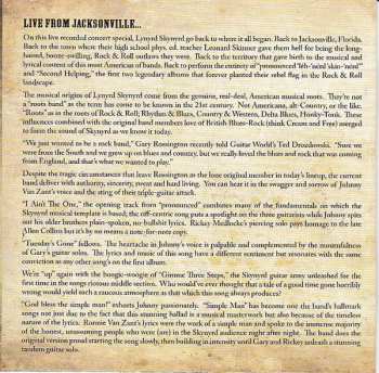 2CD Lynyrd Skynyrd: Pronounced 'Lĕh-'nérd 'Skin-'nérd & Second Helping  Live From Jacksonville At The Florida Theatre 21209