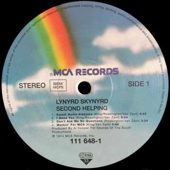LP Lynyrd Skynyrd: Second Helping 78799