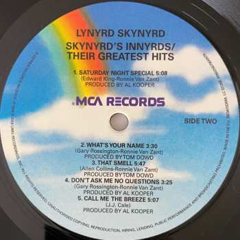 LP Lynyrd Skynyrd: Skynyrd's Innyrds / Their Greatest Hits 404005