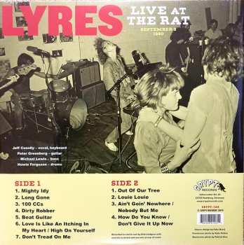 LP Lyres: Live At The Rat (September 3 1980) 68380