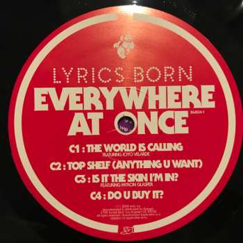 2LP Lyrics Born: Everywhere At Once