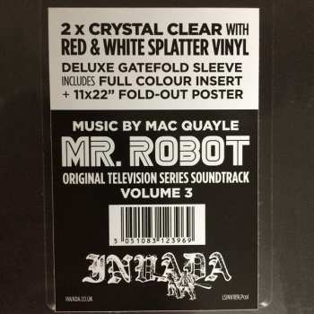 2LP Mac Quayle: Mr. Robot: Volume 3 (Original Television Series Soundtrack) CLR 67320