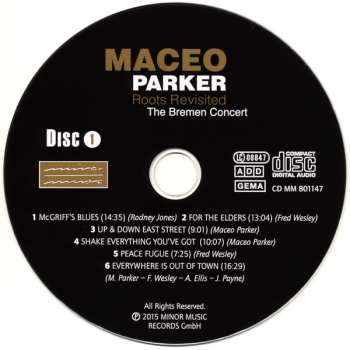 2CD Maceo Parker: Roots Revisited The Bremen Concert 177030