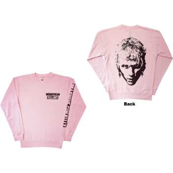 Merch Machine Gun Kelly: Machine Gun Kelly Unisex Sweatshirt: Pink Face (back & Sleeve Print) (medium) M