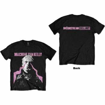 Merch Machine Gun Kelly: Machine Gun Kelly Unisex T-shirt: Laser Eye (back Print) (medium) M
