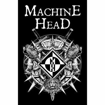 Merch Machine Head: Textilní Plakát Crest