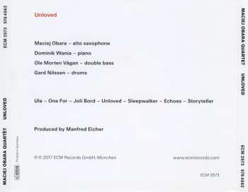 CD Maciej Obara Quartet: Unloved 306822