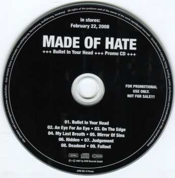 CD Made Of Hate: Bullet In Your Head 298879