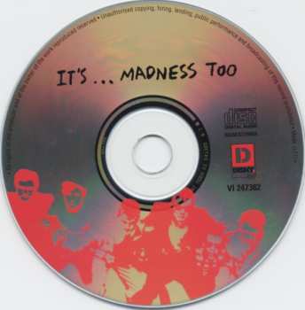 CD Madness: It's... Madness Too (Another 16 Classic Tracks)