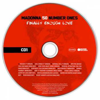 3CD Madonna: Finally Enough Love (50 Number Ones) DIGI 389047
