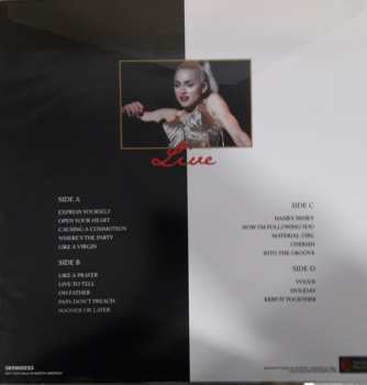2LP Madonna: Live (Dallas May 7, 1990) CLR