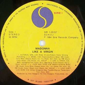LP Madonna: Like A Virgin 309859