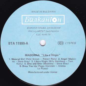 LP Madonna: Like A Virgin = Като Дева 425440