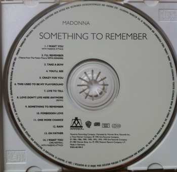 CD Madonna: Something To Remember 457105