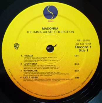 2LP Madonna: The Immaculate Collection 17408