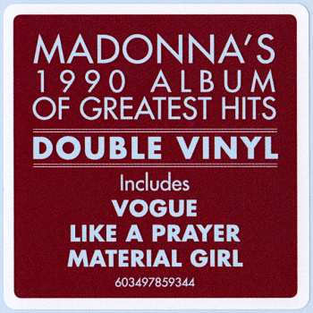 2LP Madonna: The Immaculate Collection 17408