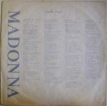 LP Madonna: True Blue 543134
