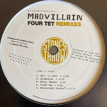 Album Madvillain: Four Tet Remixes