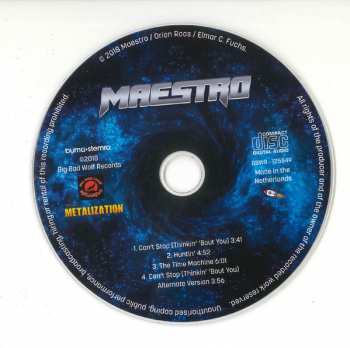 CD Maestro: Can't Stop (Thinkin' 'Bout You) LTD 425566