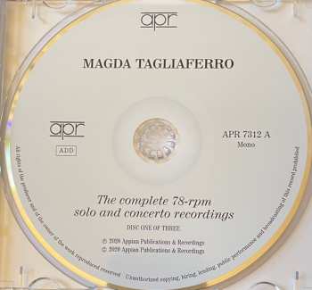 3CD/Box Set Magda Tagliaferro: The Complete 78-rpm Solo And Concerto Recordings 474069