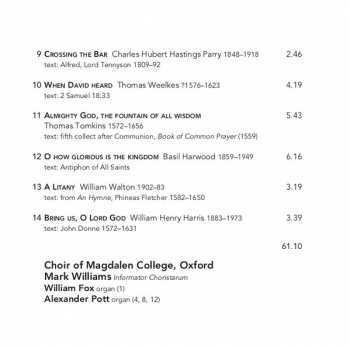 CD Magdalen College Choir Oxford: The Pillar Of The Cloud 344668