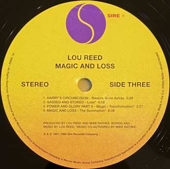2LP Lou Reed: Magic And Loss LTD 22496