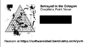 LP Oneohtrix Point Never: Betrayed In The Octagon CLR | LTD
