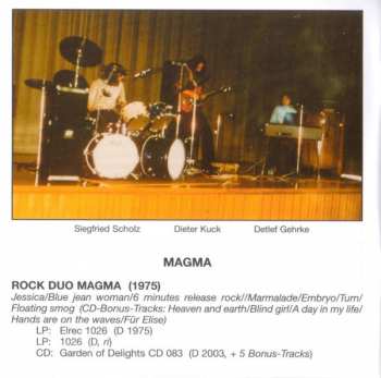 CD Magma: Rock Duo »Magma« 148274