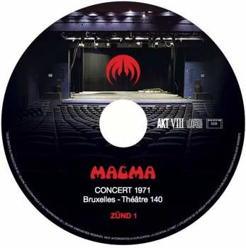 2CD Magma: Concert 1971 - Bruxelles - Théâtre 140 181108