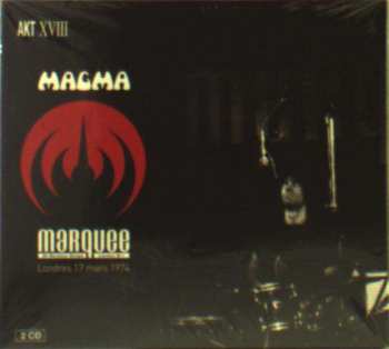 Magma: Marquee Londres 17 Mars 1974