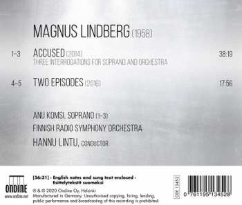 CD Magnus Lindberg: Accused / Two Episodes 103721