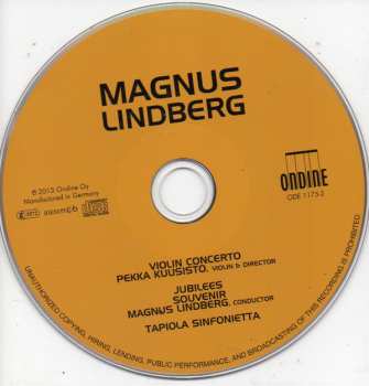 CD Magnus Lindberg: Violin Concerto / Jubilees / Souvenir  407727