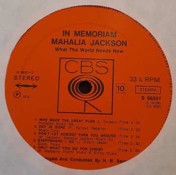 5LP/Box Set Mahalia Jackson: In Memoriam (5xLP + BOX + INSERT) (JINÉ ŠTÍTKY)