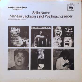 LP Mahalia Jackson: Stille Nacht (Mahalia Jackson Singt Weihnachtslieder) 530595