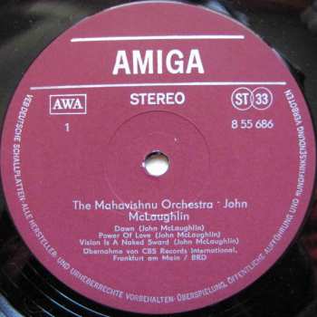 LP Mahavishnu Orchestra: The Mahavishnu Orchestra, John McLaughlin 387795