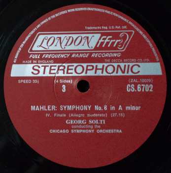 2LP/Box Set Gustav Mahler: Symphony No. 6 / Songs Of A Wayfarer 539134