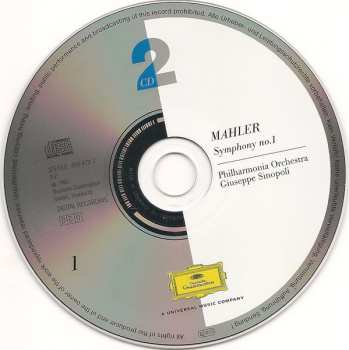CD Philharmonia Orchestra: Mahler: Symphony 5