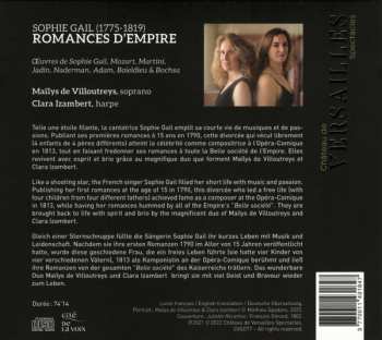 CD Maïlys de Villoutreys: Romances d'Empire: Sophie Gail (1775–1819) 408571