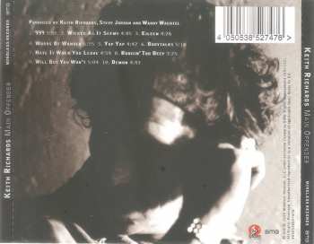 CD Keith Richards: Main Offender 22584